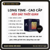 (Che Tên) Bao cao su 001 JUNCAI bcs siêu mỏng 0.01mm gân gai size lớn, size nhỏ kéo dài quan hệ - Safehn - Hàng Mới Về