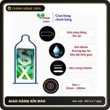 (Che Tên) Bao cao su siêu mỏng kéo dài thời gian hương bạc hà Sagami xtreme Spearmint hộp 10 bcs - Hàng Mới Về
