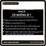 (Che Tên) Bao cao su gân gai 001 JUNCAI hộp 10 cái siêu mỏng 0.01mm kéo dài quan hệ HAPU Cao Cấp Bảo Đảm