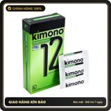(Che Tên) Bao cao su KIMONO xanh lá, bcs siêu mỏng tăng khoái cảm kéo dài thời gian khi quan hệ - chính hãng - Hàng Mới Về