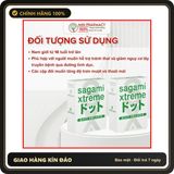(Che Tên) Bao cao su Sagami Xtreme Nhật Bản Siêu mỏng Superthin, Có gân và gai nhỏ White box - Minpharmacy Hỗ Trợ 24/7