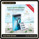 (Che Tên) Bao cao su Kimono siêu mỏng 0.02 màu vàng Gold chứa vitamin B cấp ẩm bôi trơn, Hộp 12 bcs | Carefeel Hỗ Trợ 24/7
