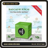 (Che Tên) Bao cao su Kimono siêu mỏng 0.02 màu vàng Gold chứa vitamin B cấp ẩm bôi trơn, Hộp 12 bcs | Carefeel Hỗ Trợ 24/7