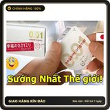 (Che Tên) Bao Cao Su Sagami 0.01 Nội Địa Nhật Bản (Hộp 5 Chiếc) Che Tên Sản Phẩm (Date 2029) Hỗ Trợ 24/7