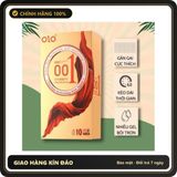 (Che Tên) [COMBO 4 HỘP 40 CÁI] Bao cao su cao cấp OiO kéo dài thời gian, siêu mỏng, gân gai, truyền nhiệt - Hộp 10 cái 40 cái Hỗ Trợ 24/7