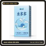 (Che Tên) Bao cao su Con Cá Heo màu xanh nhiều gel bôi trơn gốc nước, nội địa Trung 100 bao Cao Cấp Bảo Đảm