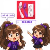 Máy rung Nvtoys Disa khiến chị chính hãng - chất liệu an toàn cho da, dễ vệ sinh, êm ái khi dùng - giao hàng che tên kín đáo