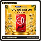 (Che Tên) [COMBO 4 HỘP 40 CÁI] Bao cao su cao cấp OiO kéo dài thời gian, siêu mỏng 001,gân gai, truyền nhiệt Giao Nhanh Toàn Quốc