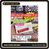 (Che Tên) Bao cao su Sagami Original 0.01 hộp 5 chiếc - mỏng nhất thế giới Giao Nhanh Toàn Quốc