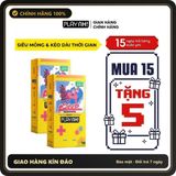 (Che Tên) Combo 2 hộp/3 hộp Bao Cao Su PLAYAH Super Invisible Siêu Mỏng Hộp 10 bao size 52mm Bảo Mật Tuyệt Đối
