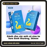 (Che Tên) Bao cao su size lớn 55mm XL 001 hộp 10 cái, bcs size lớn siêu mỏng 0.01mm kéo dài thời gian quan hệ Giao Nhanh Toàn Quốc