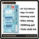 (Che Tên) Bao cao su XTOY nhiều phân loại siêu mỏng, kéo dài thời gian, gai, nhiều gel bôi trơn - Hộp 10 bcs Hỗ Trợ 24/7
