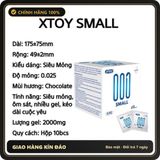 (Che Tên) Bao cao su XTOY nhiều phân loại siêu mỏng, kéo dài thời gian, gai, nhiều gel bôi trơn - Hộp 10 bcs Hỗ Trợ 24/7