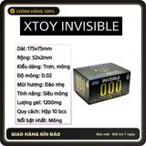 (Che Tên) Bao cao su XTOY nhiều phân loại siêu mỏng, kéo dài thời gian, gai, nhiều gel bôi trơn - Hộp 10 bcs Hỗ Trợ 24/7