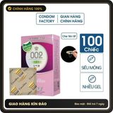 (Che Tên) Bao cao su nội địa Trung siêu mỏng nhiều gel bôi trơn Hộp 100 cái Cao Cấp Bảo Đảm
