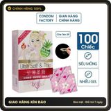 (Che Tên) Bao cao su nội địa Trung siêu mỏng nhiều gel bôi trơn Hộp 100 cái Cao Cấp Bảo Đảm