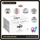 (Che Tên) Bao cao su size lớn OIO 55mm siêu mỏng 001 nhiều gel bôi trơn kéo dài thời gian Hộp 10 BCS Cao Cấp Bảo Đảm