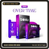 (Che Tên) Bao Cao Su SOHU Over Time - Kéo Dài Thời Gian, Nhiều Gel Bôi Trơn, Bao Cao Su Siêu Mỏng size 52mm Chuẩn Auth