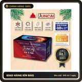 (Che Tên) [Combo] bao cao su siêu mỏng Juncai kéo dài thời gian, gân gai tăng khoái cảm, bcs HAOLO 001 siêu mỏng nhiều gel Hộp Trắng Kín