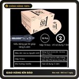 (Che Tên) Bao cao su siêu mỏng 001 kéo dài quan hệ OiO, bcs 4in1 gân gai chống xuất tinh sớm baocaosu nhiều gel bôi trơn - Hàng Mới Về