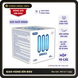 (Che Tên) Bao cao su XTOY Small 49mm siêu mỏng ôm sát, nhiều gel bôi trơn - Hộp 10 cái Hỗ Trợ 24/7