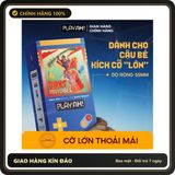 (Che Tên) Bao cao su size to PlayAh! Siêu Mỏng 55mm Giant Invisible 24K.Right - Hộp 3/10 Cái Chuẩn Auth