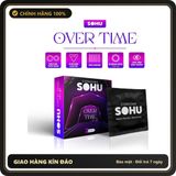 (Che Tên) Bao Cao Su SOHU Over Time Siêu Mỏng, Kéo Dài Thời Gian, Nhiều Gel Bôi Trơn size 52mm Giao Nhanh Toàn Quốc