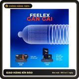 (Che Tên) [SVIP] Bao cao su siêu mỏng nhiều gel đặc biệt Feelex Invisible ôm sát đem lại cảm giác chân thật giảm ma sát - Hàng Mới Về
