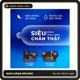 (Che Tên) [SVIP] Bao cao su siêu mỏng nhiều gel đặc biệt Feelex Invisible ôm sát đem lại cảm giác chân thật giảm ma sát - Hàng Mới Về
