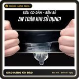 (Che Tên) OLO Samurai 0.01mm (Hộp 10 Chiếc) - Bao Cao Su Siêu Mỏng, Chân Thực & Nhiều Gel Bôi Trơn, Size 52mm Bảo Mật Tuyệt Đối
