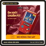 (Che Tên) Bao Cao Su PlayAh True Fit Ôm Sát Hộp 10 size 49mm size nhỏ, chống tuột bao Chuẩn Auth