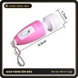 (Che Tên) Máy rung mini hình móc khóaHana Hỗ Trợ 24/7 - chất liệu an toàn cho da, dễ vệ sinh, êm ái khi dùng