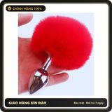 (Che Tên) Phích cắm lỗ hậu môn đuôi thỏHana Hỗ Trợ 24/7 - sạc USB, chất liệu an toàn cho da, dễ vệ sinh