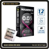 (Che Tên) Bao Cao Su 49mm Maxxmen 003 5in1, Size Nhỏ Siêu Mỏng Chống Xuất Tinh Sớm Kéo Dài Thời Gian Quan Hệ Bảo Mật Tuyệt Đối