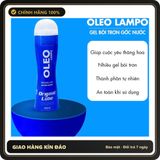 (Che Tên) Gel Boi Trơn Oleo Lampo Original 50ml, Gốc Nước, Tăng Cảm Giác Hộp Trắng Kín