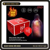 (Che Tên) Bao Cao Su OLO Siêu Mỏng 0.01, Nhiều Gel, Truyền Nhiệt, Gân Gai, Kéo Dài Thời Gian Giao Nhanh Toàn Quốc