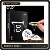 (Che Tên) Bao Cao Su OLO Siêu Mỏng 0.01, Nhiều Gel, Truyền Nhiệt, Gân Gai, Kéo Dài Thời Gian Giao Nhanh Toàn Quốc