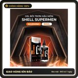 (Che Tên) Gel boi tron hậu môn nóng ấm Shell Supermen Warming - 90ml Giao Nhanh Toàn Quốc