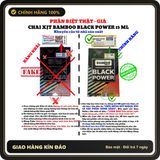 (Che Tên) Xịt Lâu Ra Mỹ Bamboo Delay Black Power - 15ml Giao Nhanh Toàn Quốc