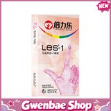 Bao Cao Su Ngón Tay Bi Beilile Les 1 - Hộp 8 cái - Gwen Shop Chính Hãng