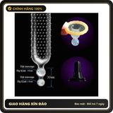 (Che Tên) Bcs 2 Bi Nổi Đầu Lớn - Hộp 2 Cái Hộp Trắng Kín - chất liệu an toàn cho da, dễ vệ sinh, êm ái khi dùng
