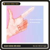 (Che Tên) Bao Cao Su Ngón Tay Les C TRƠN - Hộp 08 Cái Hộp Trắng Kín