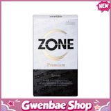 Bao cao su JEX Zone Premium - Siêu mỏng như không đeo, vừa vặn, nhiều gel tạo trơn - Hộp 5 cái - Gwen Shop Chính Hãng