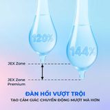 Bao cao su JEX Zone Premium - Siêu mỏng như không đeo, vừa vặn, nhiều gel tạo trơn - Hộp 5 cái - Gwen Shop Chính Hãng