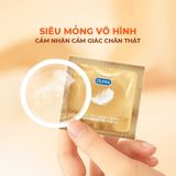 Bao cao su Durex Fetherlite Feel - Siêu mỏng, nhiều gel tạo trơn - Hộp 12 cái - Gwen Shop Chính Hãng