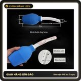 (Che Tên) Dụng Cụ Thụt Rửa Vệ Sinh Hậu Môn - Bình Xịt Âm Đạo 300ml Silicone An Toàn, Tiện Lợi và Dễ Sử Dụng Chuẩn Auth
