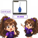 (Che Tên) Dụng Cụ Thụt Rửa Vệ Sinh Hậu Môn - Bình Xịt Âm Đạo 300ml Silicone An Toàn, Tiện Lợi và Dễ Sử Dụng Chuẩn Auth