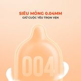 Bao cao su Sagami Xtreme Love Me Gold Orange - Siêu mỏng, nhiều gel tạo trơn - Hộp 10 cái - Gwen Shop Chính Hãng