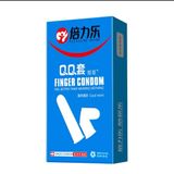 Bao cao su ngón tay mát lạnh Beilile QQ Cool Mint - Hộp 10 cái - Gwen Shop Chính Hãng