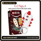 (Che Tên) Bao Cao Su 9 Bi To Nổi Toàn Thân - Hộp 2 chiếc Hộp Trắng Kín
